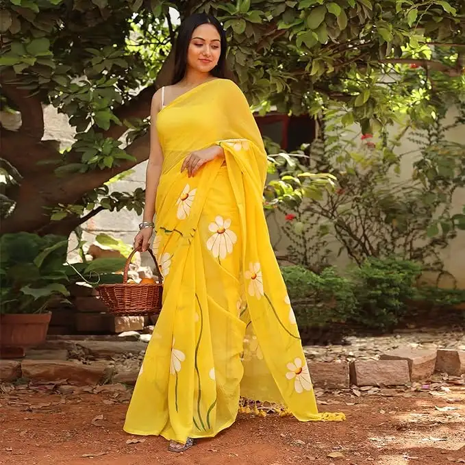 Floral Printed Saree