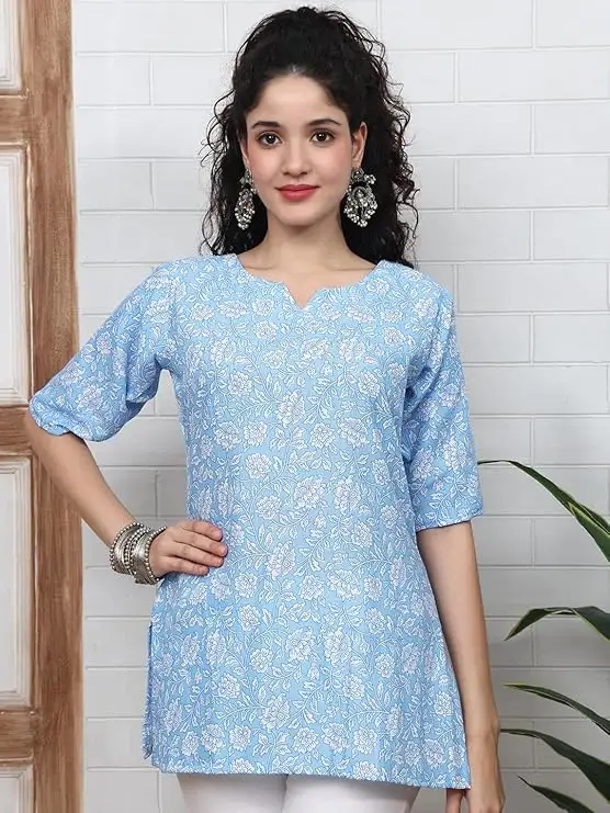Women’s Short Kurti – Stylish Casual Ethnic Top for Daily Wear